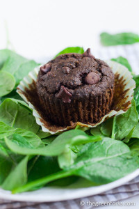 Double Chocolate Spinach Muffin